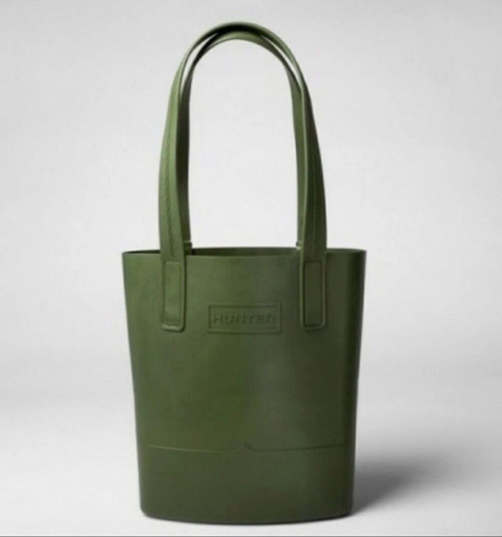 HUNTER FOR TARGET Green Rubber Tote Bag
